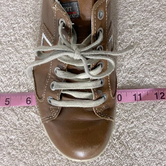 Vintage Grisport Active Brown Leather Sneakers 38 - Picture 13 of 15